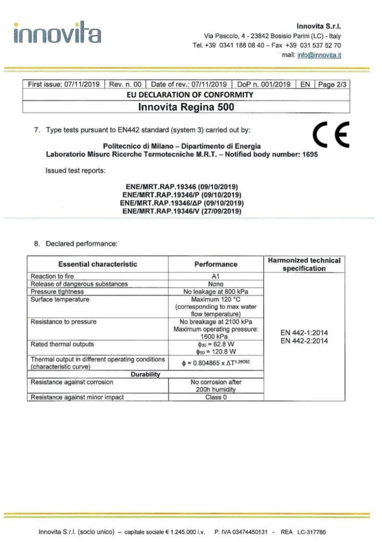CE / EU Belgesi sayfa 2