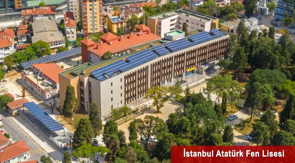 Atatürk Fen Lisesi Wellini alüminyum radyatör uygulaması