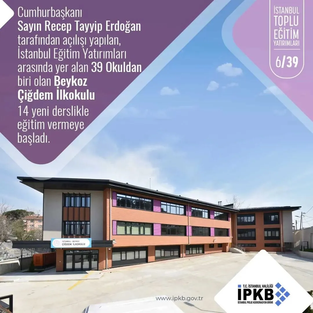 Çiğdem İlkokulu Wellini alüminyum radyatör uygulaması