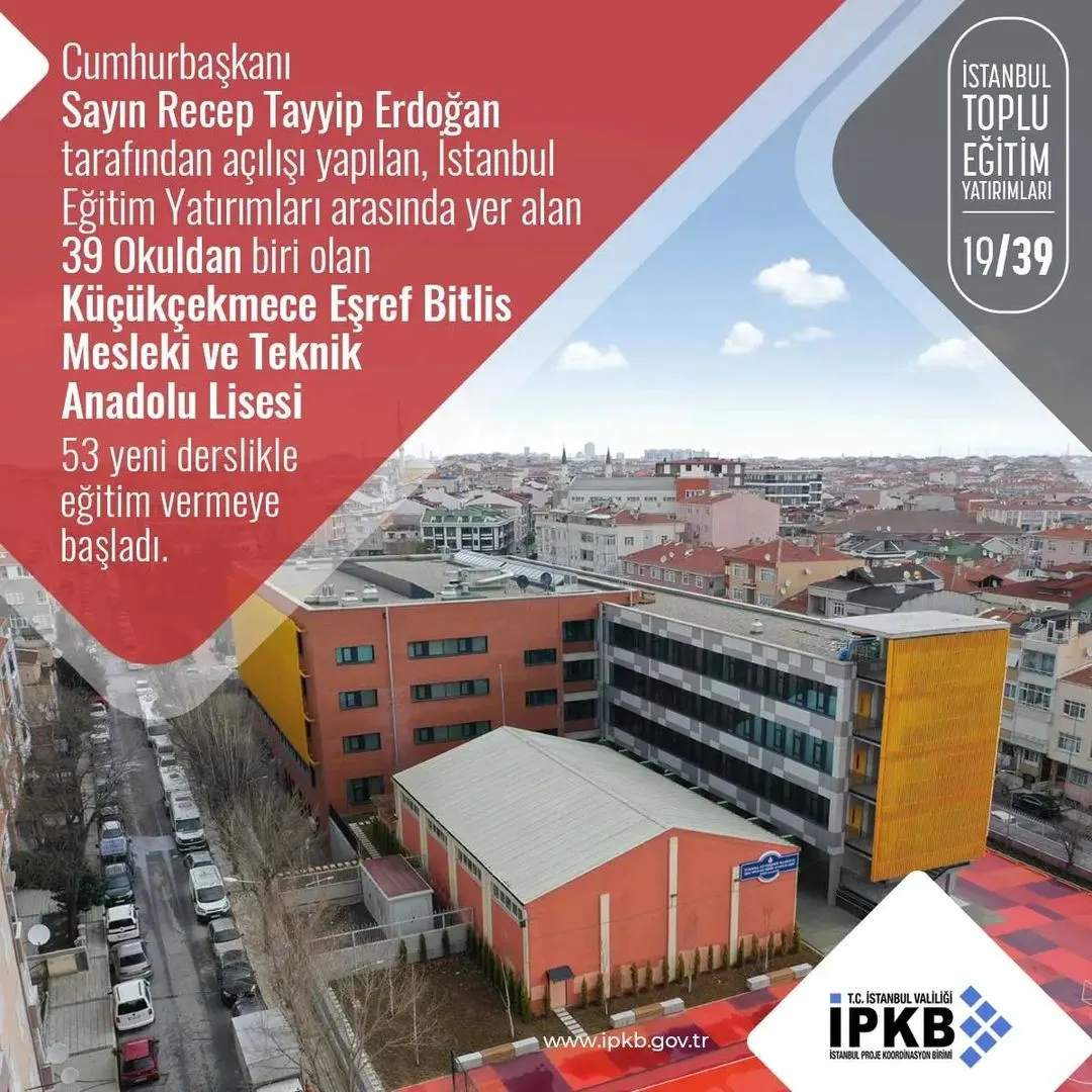 Eşref Bitlis Meslek ve Teknik Anadolu Lisesi Wellini alüminyum radyatör uygulaması