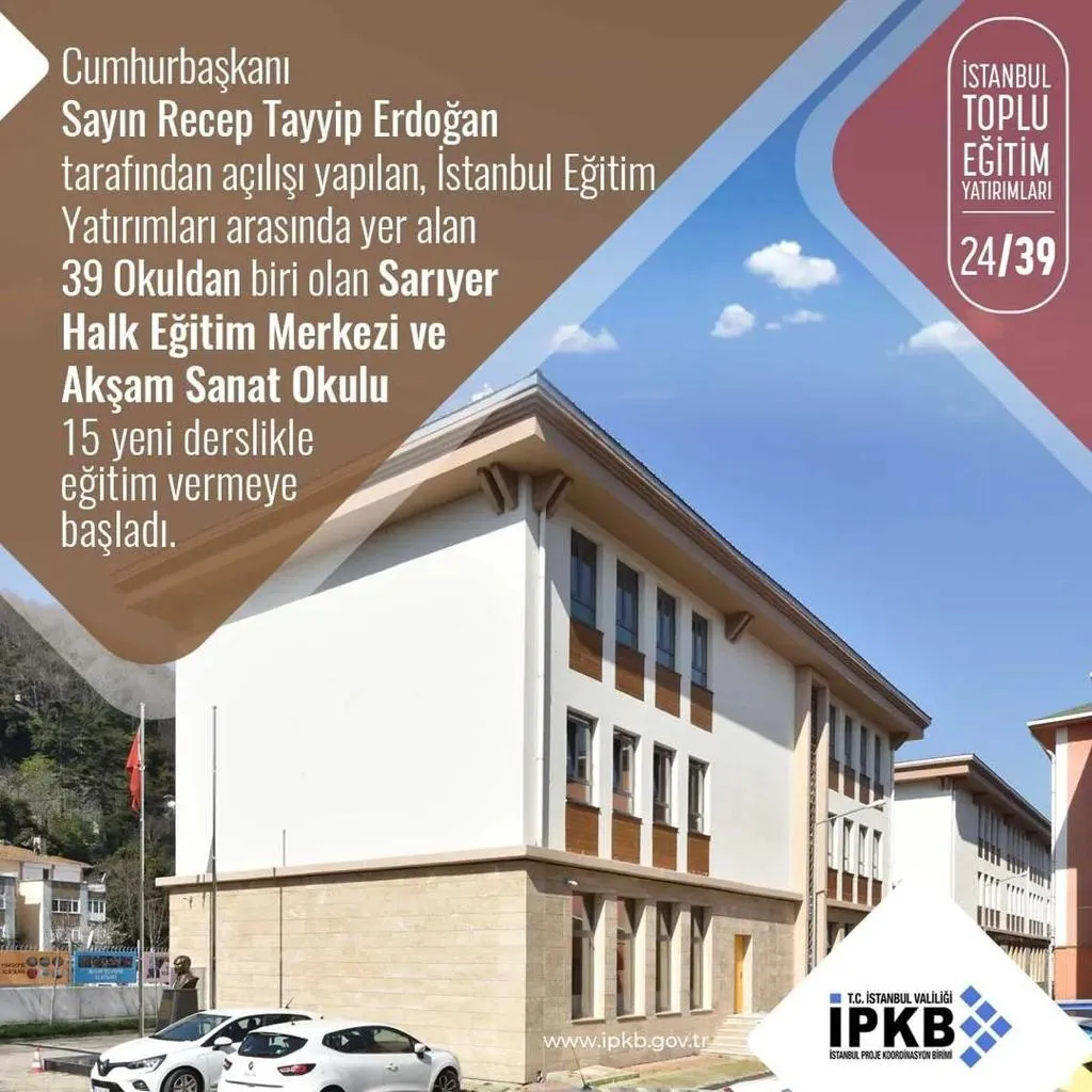 Halk Eğitim Merkezi ve Akşam Sanat Okulu Wellini alüminyum radyatör uygulaması