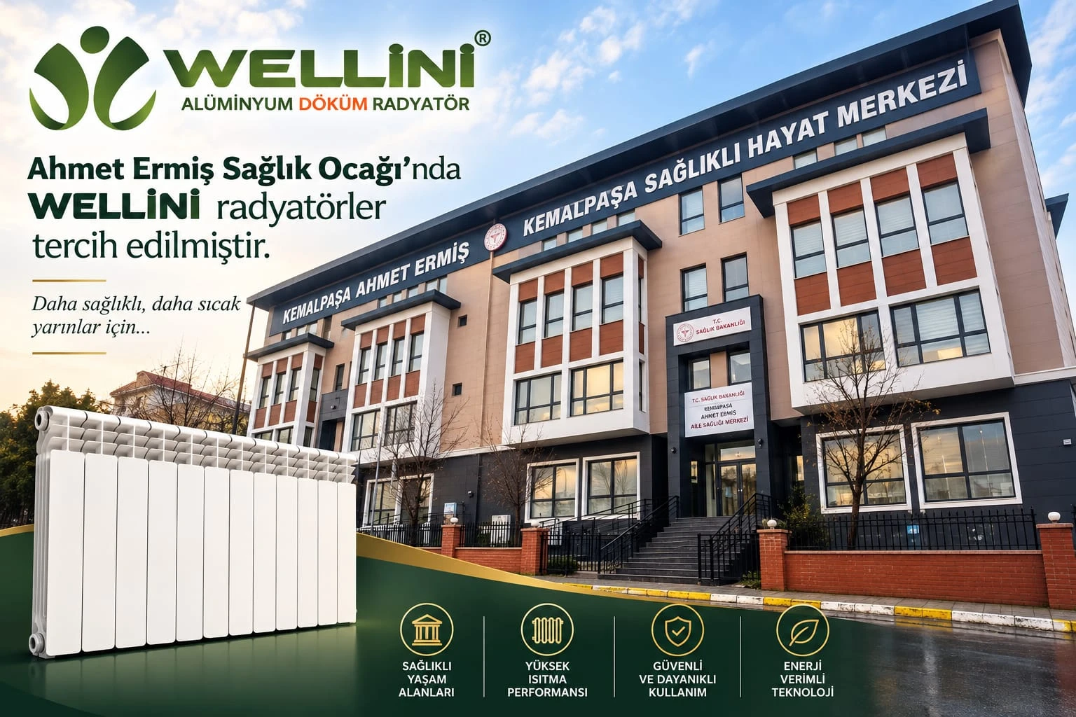 Kemalpaşa Ahmet Ermiş Sağlıklı Hayat Merkezi radyatör uygulaması 1