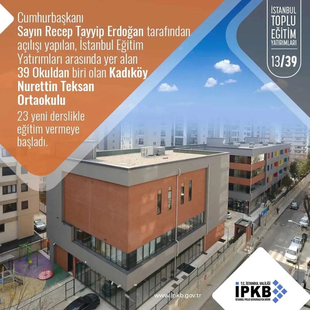 Nurettin Teksan Ortaokulu Wellini alüminyum radyatör uygulaması