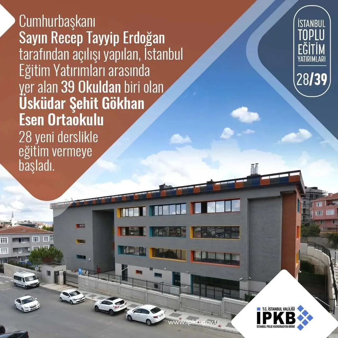 Şehit Gökhan Esen Ortaokulu Wellini alüminyum radyatör uygulaması