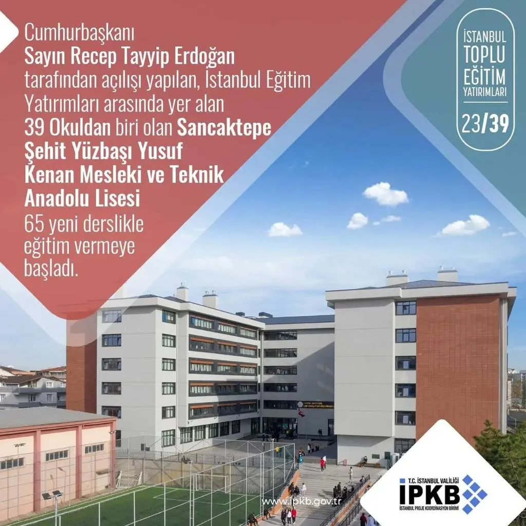 Şehit Yüzbaşı Yusuf Kenan Mesleki ve Teknik Anadolu Lisesi Wellini alüminyum radyatör uygulaması