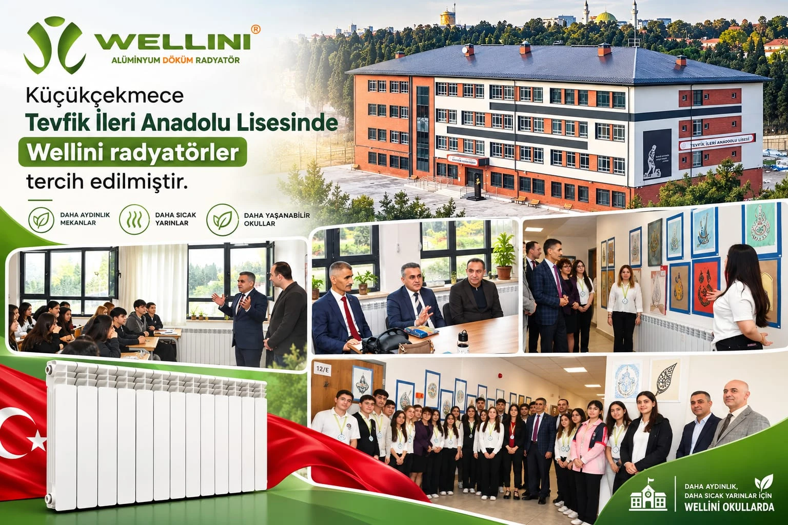 Tevfik İleri Anadolu Lisesi radyatör uygulaması 1